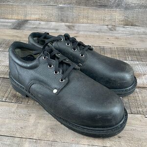 Lehigh Composite Toe Work Shoes Black Mens SIZE 8.5